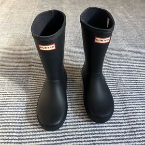 Hunter Kids Navy Rain Boots